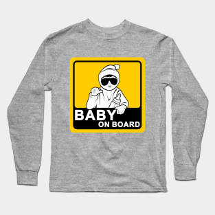 baby on board long sleeve t-shirt
